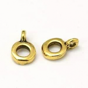 Antiek goud hanger met oog Antiek goud hanger met oog